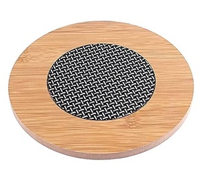 Designer Handcrafted Eco-Friendly Square Wooden Coasters Natural Pine Bamboo Walnut Acacia Wood Resin Mats & Pads - Product Image 4