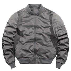 2025 <b>Men's</b> <b>Jackets</b> OEM Custom Manufacture <b>Men's</b> <b>Long</b> Sleeve Bomber <b>Jacket</b> Regular Length Stylish and Durable Outdoor <b>Jacket</b> - Product Image 1