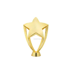 6,75 "Gold Star Trophäen-Custom Recognition Trophy Awards Award Trophäe Star Free Engraved Classic Gold Gravur