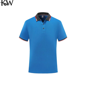 เสื้อโปโลแขนสั้นคอปกสีทึบสำหรับผู้ชาย, เสื้อโปโลกลางแจ้งลำลองใส่ทุกวันมีกระดุม13สีฤดูร้อน - Product Image 2