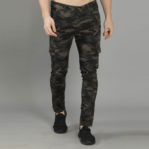 Los mejores Pantalones estampados de camuflaje de cintura alta para hombre Nuevo artículo Jeans rectos estilo bajo precio al por mayor introducido en el mercado - Product Image 1