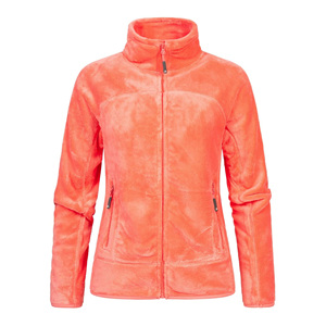 Veste en polaire d'hiver à col montant et coupe décontractée avec fermeture éclair unique pour femmes, veste de sport essentielle, douce, chaude et confortable - Product Image 5