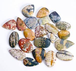 Vente en gros Jaspe Océan Naturel Mélange de Pierres Précieuses Lâches Forme Taille Disponible Cabochon Quartz Matériel pour la Fabrication de Bijoux - Product Image 1