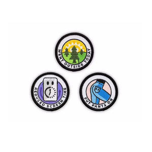 Venta al por mayor caliente hierro en diseño de moda personalizado puntada logotipo bordado hierro en parches - Product Image 1