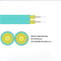 Cables para Conexión de Fibra Óptica, Dúplex, 3mm 2mm, Fibra de 2 Núcleos, OM1 OM2 OM3 OM4 OM5, LSZH PVC, SC ST LC APC UPC