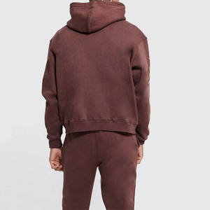 Conjunto Deportivo de 2 Piezas para Hombre, Estilo Urbano, Invierno 2025, Pantalón Acampanado y Sudadera con Cremallera, 100% Algodón Felpa con Logotipo Personalizado - Product Image 6