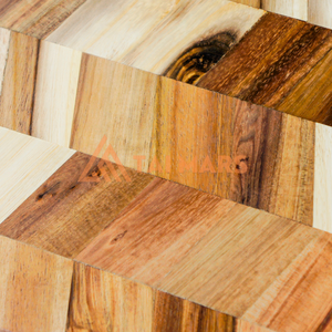 Planche à découper en bois massif à motifs en bois d'acacia Planche à découper de cuisine pour la maison Planche à découper en bois d'origine - Product Image 5