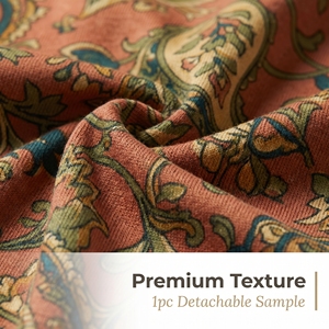 <span class=keywords><strong>Tissu</strong></span> tricoté à la machine en <span class=keywords><strong>jersey</strong></span> double 100% rayonne <span class=keywords><strong>viscose</strong></span> 210GSM avec impression numérique personnalisée pour robe femme - Product Image 3