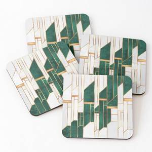 High Quality Wood/Acacia Wood Over Printed Tea Serving <b>Coasters</b> 4 Pieces <b>Set</b> Hot Selling Epoxy Slate <b>coaster</b> Desk Mat - Product Image 4