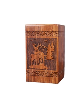 Urnes en bois pour boîte de crémation humaine Arbre funéraire de la vie Cendres adultes Urne personnalisée - Product Image 6