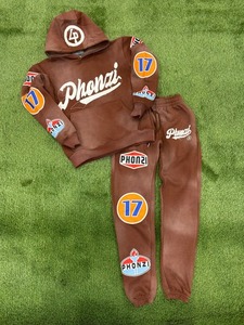 Pull à capuche épais zippé en molleton vierge uni personnalisé délavé à l'acide Sweats à capuche en détresse Fabricant de survêtements vintage surdimensionnés pour hommes - Product Image 4