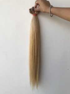 Mechones de pelo peruano Virgen sin procesar, extensiones de cabello largo con una sola pieza, color virgen, n. ° 18 - Product Image 2