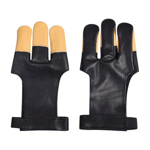 Archery <b>Hunting</b> Deer Leather Gloves - Product Image 1