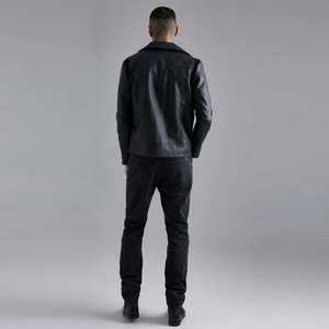 แจ็กเก็ตหนังผู้ชายสำหรับผู้ชายขนาดปกติกันน้ำได้ - Product Image 4