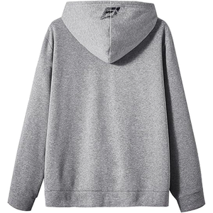 Sudadera con capucha para hombre al por mayor, 100% algodón, con cremallera completa, informal, con cordón y bolsillo canguro, suministro a granel, marca privada - Product Image 2