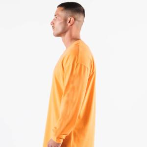 Camiseta de algodón 100% de alta calidad para hombre, camiseta de manga larga con logotipo personalizado, Camiseta lisa de manga larga de talla grande de Hip Hop - Product Image 4