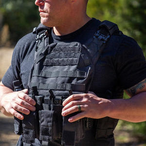 Exercice d'entraînement Gilet tactique Options de logo personnalisé Ajustement réglable Plusieurs poches de rangement Confortable pour une utilisation active - Product Image 4