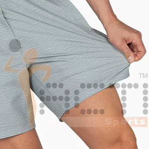 Pantalones cortos para correr para hombre Pantalones cortos de entrenamiento al aire libre Hombre Jogging Gym Fitness 2 en 1 Pantalones cortos con forro más largo - Product Image 5