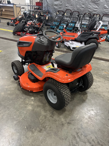 Tractor cortacésped Husqvarna YTH22V46 de 22HP usado, económico y asequible, en venta. Proveedor de cortacéspedes para jardín con envío inmediato. - Product Image 3