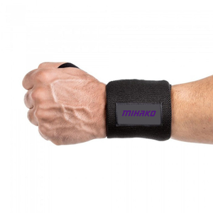 สายรัดข้อมือนีโอพรีนสำหรับงานหนักสำหรับ2025สายรัดข้อมือช่วยยกน้ำหนักออกกำลังกายในยิมปรับแต่งโลโก้ได้ - Product Image 4