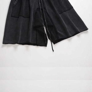 กางเกงขาสั้นสำหรับผู้ชายกางเกงวิ่งผ้ายีนส์แบบสตรีทแวร์ผ้าเดนิมตัดขอบขอบผ้าคอตตอนพิมพ์ลายโลโก้ออกแบบได้ตามต้องการ - Product Image 6