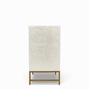Mueble Artesanal de Nácar con Incrustaciones de Concha Sofisticadas para Interiores Modernos - Product Image 3