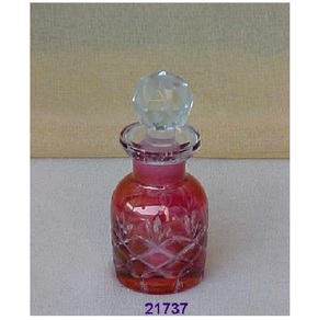 Bouteille en verre transparent naturel pur 100% de qualité d'exportation avec couvercle - Product Image 1