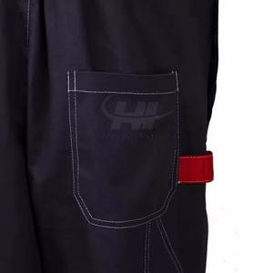 Safety High Visibility Reflective Polyester Lightweight <b>Bibs</b> Pants Offering Comfortable Fit Easy Movement for Active Work Days - Product Image 4