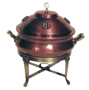 Sustainable Quality Chafing Dish With Burner Stand Metal Chafing Dishes Handmade Designer <b>Buffet</b> Food <b>Server</b> - Product Image 3
