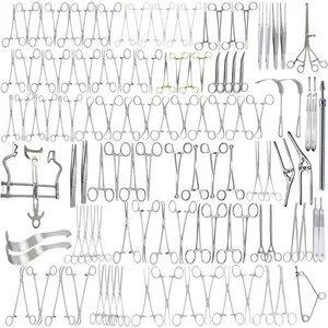 Juego de Instrumentos Quirúrgicos Cardiovasculares de Acero Inoxidable Profesional Reutilizables, Certificación CE Clase I, Manual - Product Image 3