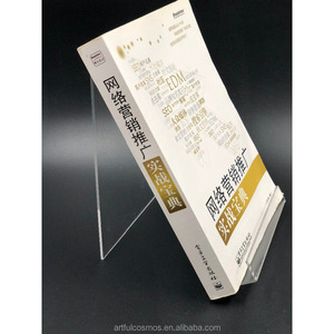 Expositor vertical transparente de acrílico AC para libros, 230x185x120mm, para mostrador de tienda departamental - Product Image 3