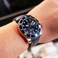 Montre de plongée en acier inoxydable 316 avec logo personnalisé, caoutchouc professionnel, 200 m de profondeur de plongée libre, 40 mm, mécanique automatique, pour hommes
