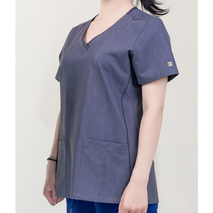 Scurbs Uniforms Medical Scrubs Camisa de buena calidad WRAP transpirable almacenado en una bolsa de polietileno del fabricante de Vietnam - Product Image 5