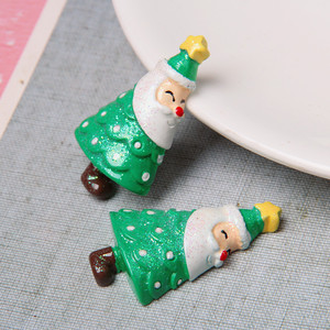 Parche de resina con parte trasera plana para manualidades navideñas, funda para teléfono, caja de papelería, accesorios de joyería - Product Image 4