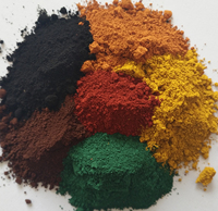 Pigment orange d'oxyde de fer pour ciment béton peinture revêtement colorant poudre de pigment inorganique 960
