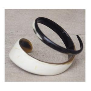 Antique Vintage Handmade Horn Snack Shape <b>Cuff</b> <b>Bracelet</b> Stylish Bone Bangle with Horn and Bone <b>Bracelet</b> for Wholesale India - Product Image 1