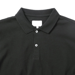 Polo à manches courtes pour homme, couleur unie, col rabattu, coupe classique, 100% coton, léger, vêtements d'été - Product Image 3