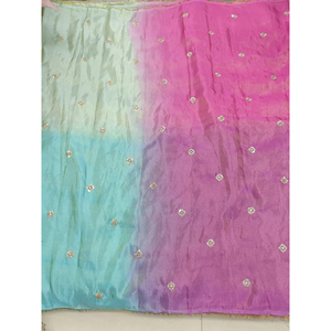 Tela de Bordado de Primera Calidad, Ecológica, con Cuentas y Trabajo de Moti, Técnica de Tejido para Vestidos de Diseñador y Blusas Elegantes - Product Image 2