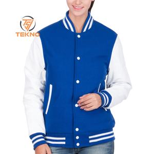 Vente en gros vestes d'université pour femmes vestes de baseball pour femmes de l'université pour l'hiver personnalisées fabricant OEM - Product Image 6