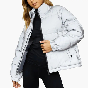 Abrigo de burbuja clásico de invierno para mujer, Chaqueta corta de piel gruesa informal a la moda, transpirable de la mejor calidad para mujer - Product Image 1