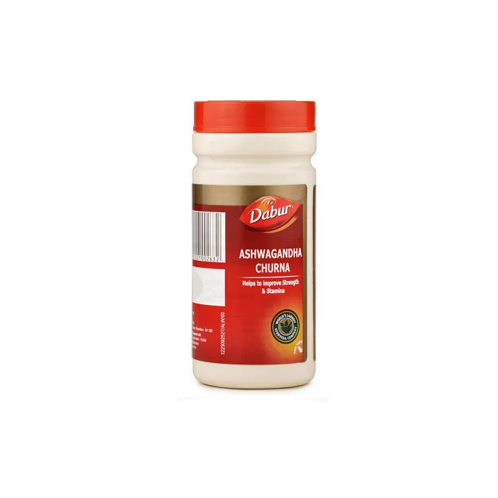 Indien Kräuter produkt Dabur Ashwagandha Churan (60g) -Kräuter-Ashwagandha-Pulver für Immunität und Stärke