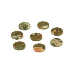 อัญมณีควอตซ์สีเขียวธรรมชาติ Ravab Gems ยอดขายดีที่สุด งานแฮนด์เมด ผิวเรียบ แบน ขนาดสั่งทำได้ ขัดเงาอย่างดี ขายส่งเครื่องประดับ - Product Image 4