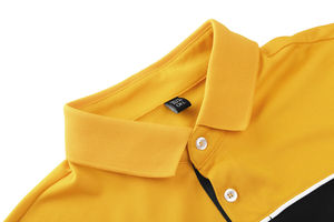 Tissu tricoté unisexe 220 g/m² pour T-shirt de golf homme 100 % coton personnalisable anti-plis à manches courtes motif uni - Product Image 3