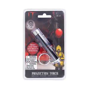 Porte-clés projecteur Stephen King Pennywise avec mini lampe torche XPE, source lumineuse, zoom et fonctions tactiques pour la plongée - Product Image 4