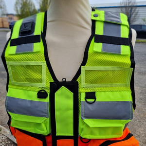 Toutes les tailles Nouveau style Gilet de travail de sécurité de meilleure qualité pour la vente en ligne Gilet de sécurité pour hommes de fabricant populaire à bas prix d'usine - Product Image 3