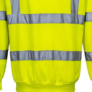 Ropa de trabajo de invierno de alta visibilidad de manga larga para hombre, sudaderas de estilo de Jersey, sudadera reflectante de manga larga - Product Image 5