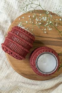 Hecho a mano 108 nudos meandro anudado a mano portavelas hermoso macramé bohemio soporte de libros estante de libros de algodón para el hogar y la Oficina - Product Image 2