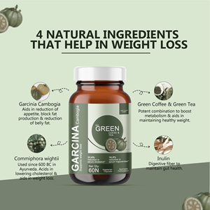 Meilleures capsules amincissantes à l'extrait de Garcinia Cambogia 100% naturel pour la gestion du poids, 60 capsules/flacon, 2 capsules par jour - Product Image 2