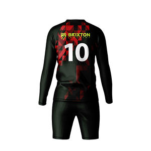 Ensemble maillot et short de football d'équipe personnalisé uniforme de football à séchage rapide respirant OEM/ODM vente en gros directe d'usine - Product Image 2
