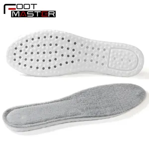 Black Apricot Sports Thermal Insoles Winter Inner Sole PU Comfortable Warm Shoes Inserts